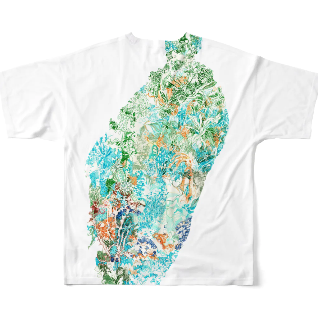 惑星2815のひかりの庭 All-Over Print T-Shirt :back