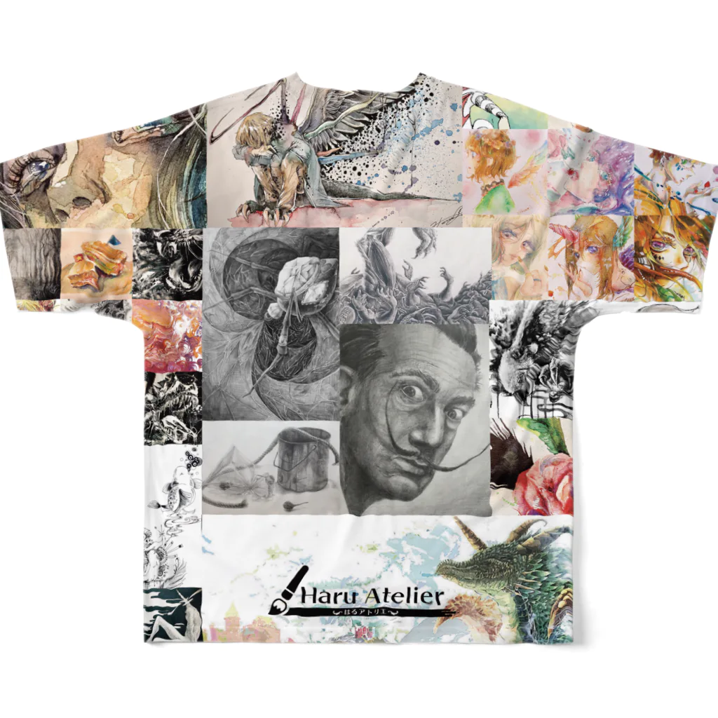 はるアトリエ🎨のたか先生 All-Over Print T-Shirt :back