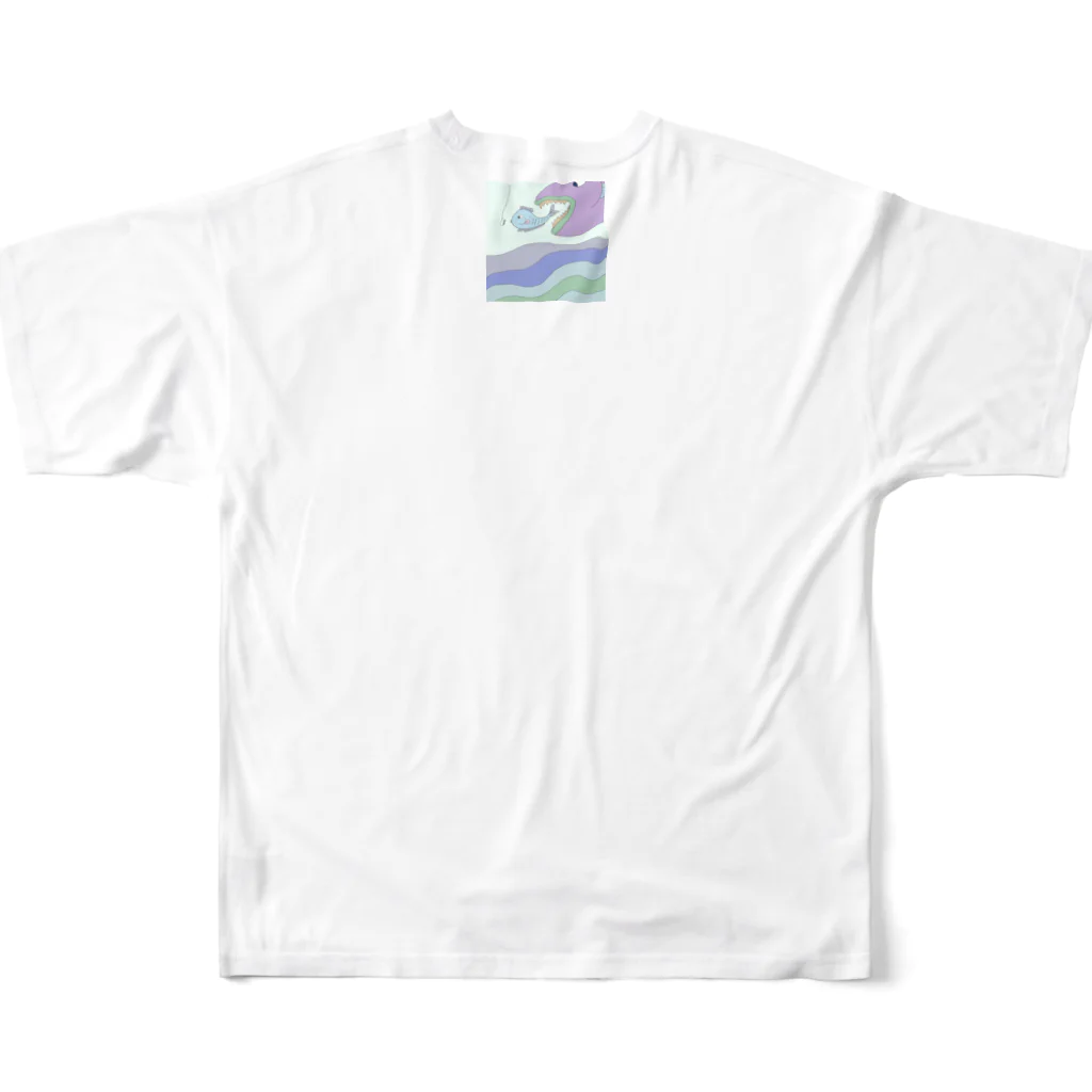 azusaAtoZの後方不注意 フルグラフィックTシャツの背面