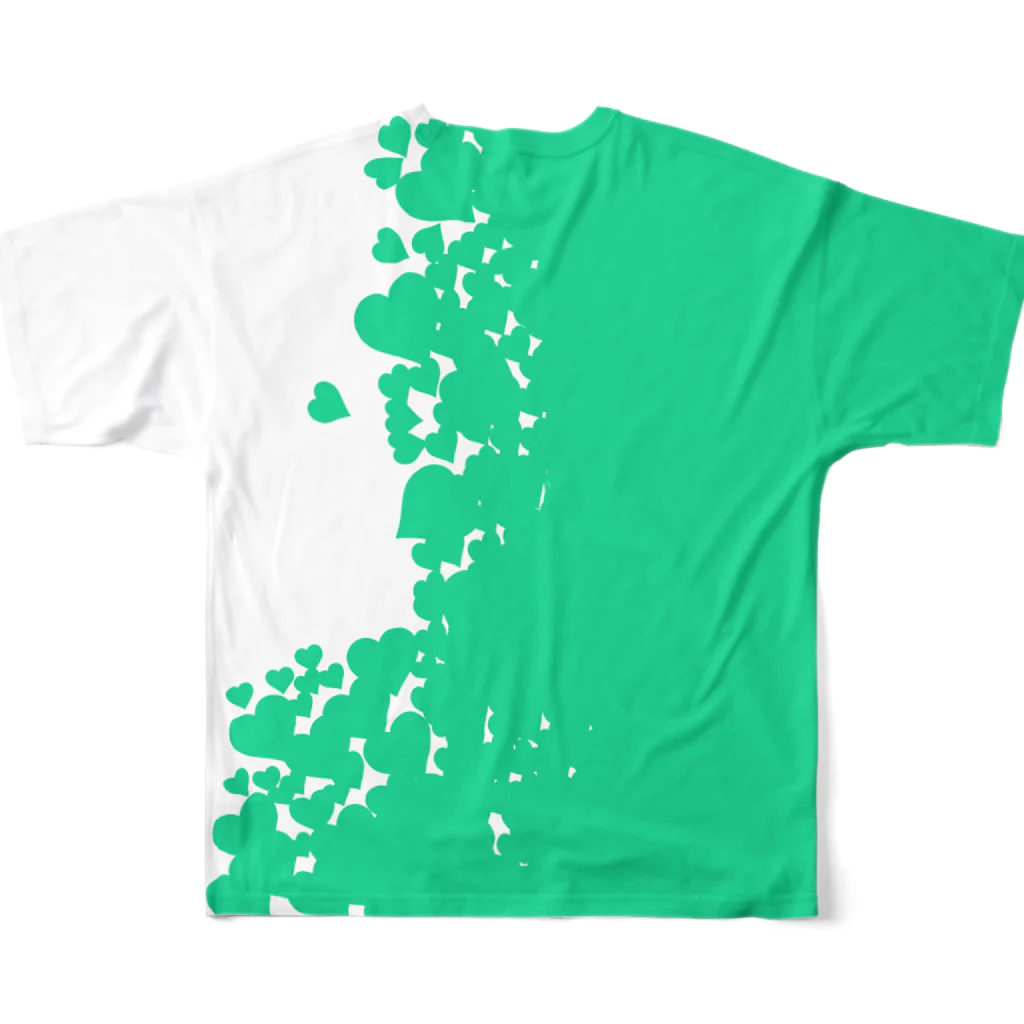 shi-maのブワッ All-Over Print T-Shirt :back