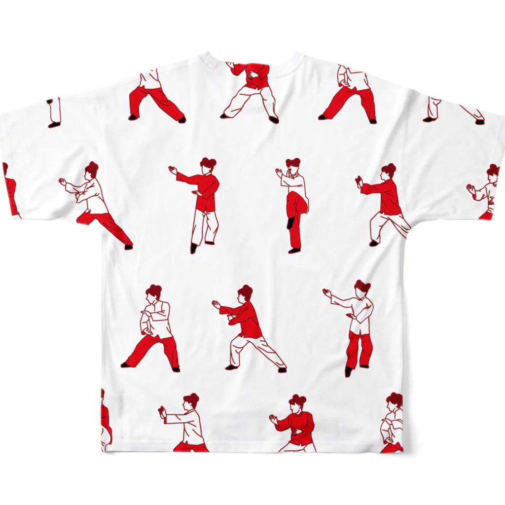 中華呪術堂（チャイナマジックホール）のランダム太極拳 All-Over Print T-Shirt :back