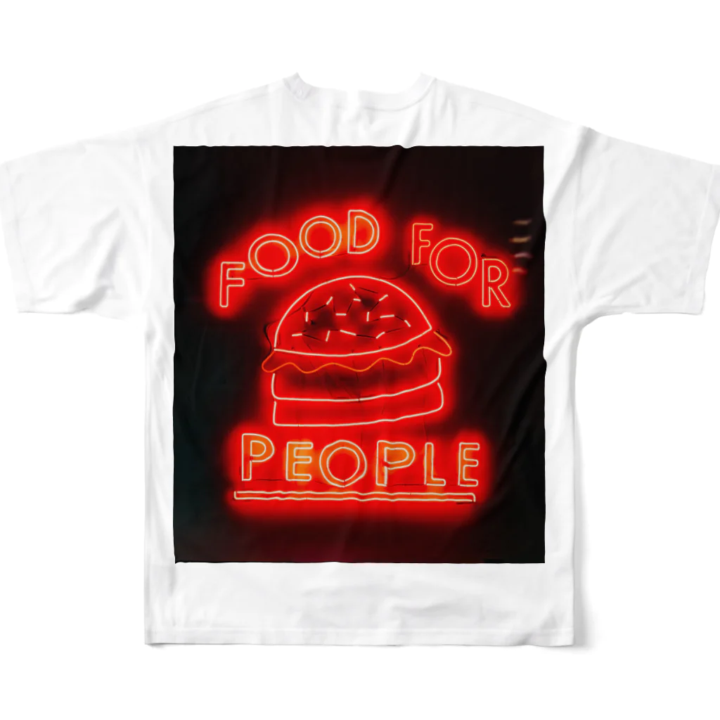 AMA'S STORE NO.2のGraphic T shirt All-Over Print T-Shirt :back