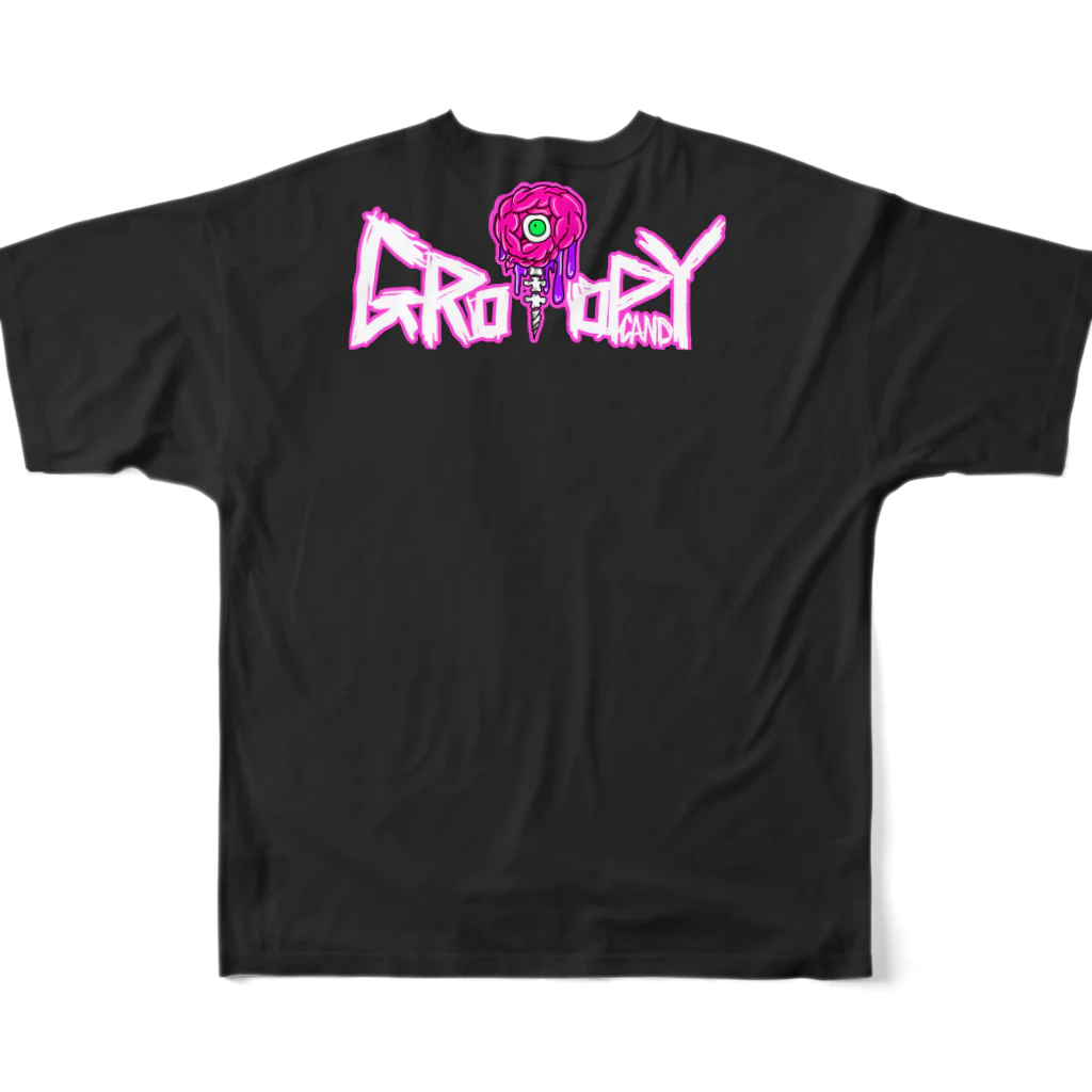 GroPopCandyのうさぎちゃん All-Over Print T-Shirt :back