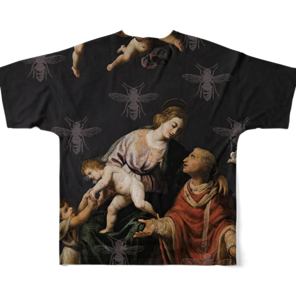 𝔅𝔢𝔢𝔩𝔷𝔢𝔟𝔲𝔟のBeelzebub(ベルゼブブ) 絵画 フルグラフィックTシャツの背面