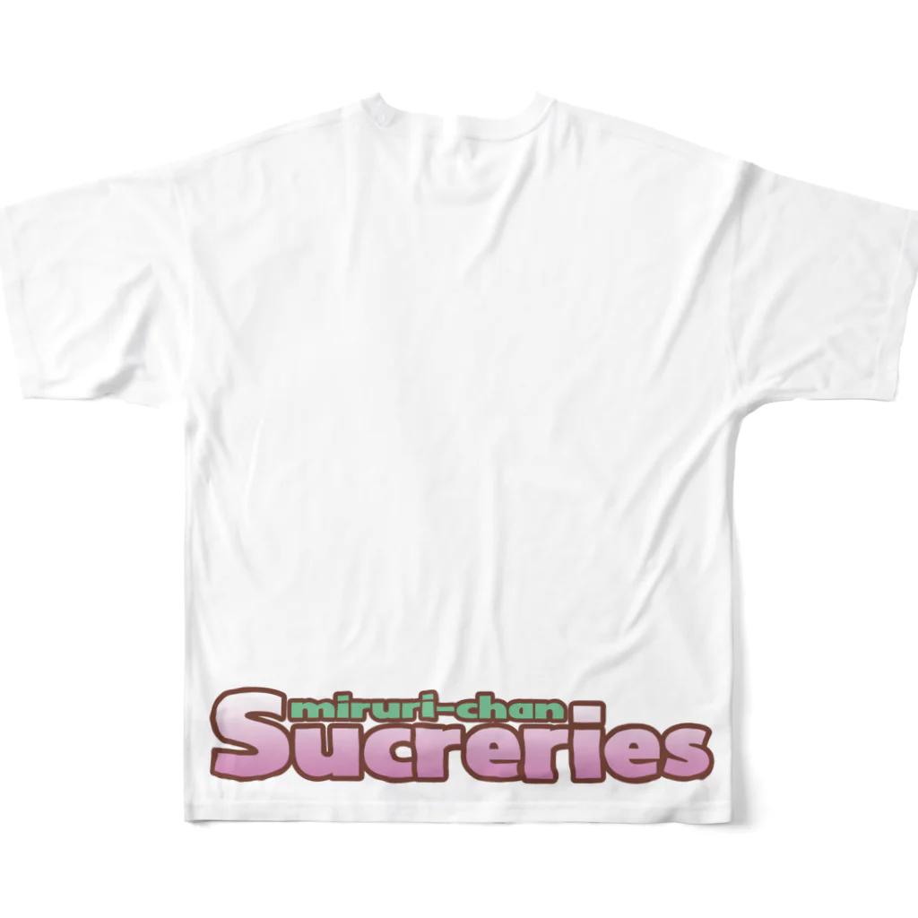 sucreries_infoのみるりちゃんBigTシャツ All-Over Print T-Shirt :back