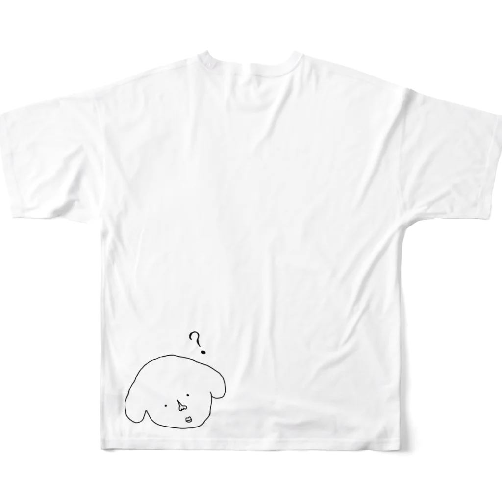 はとshopのじんめん犬 All-Over Print T-Shirt :back