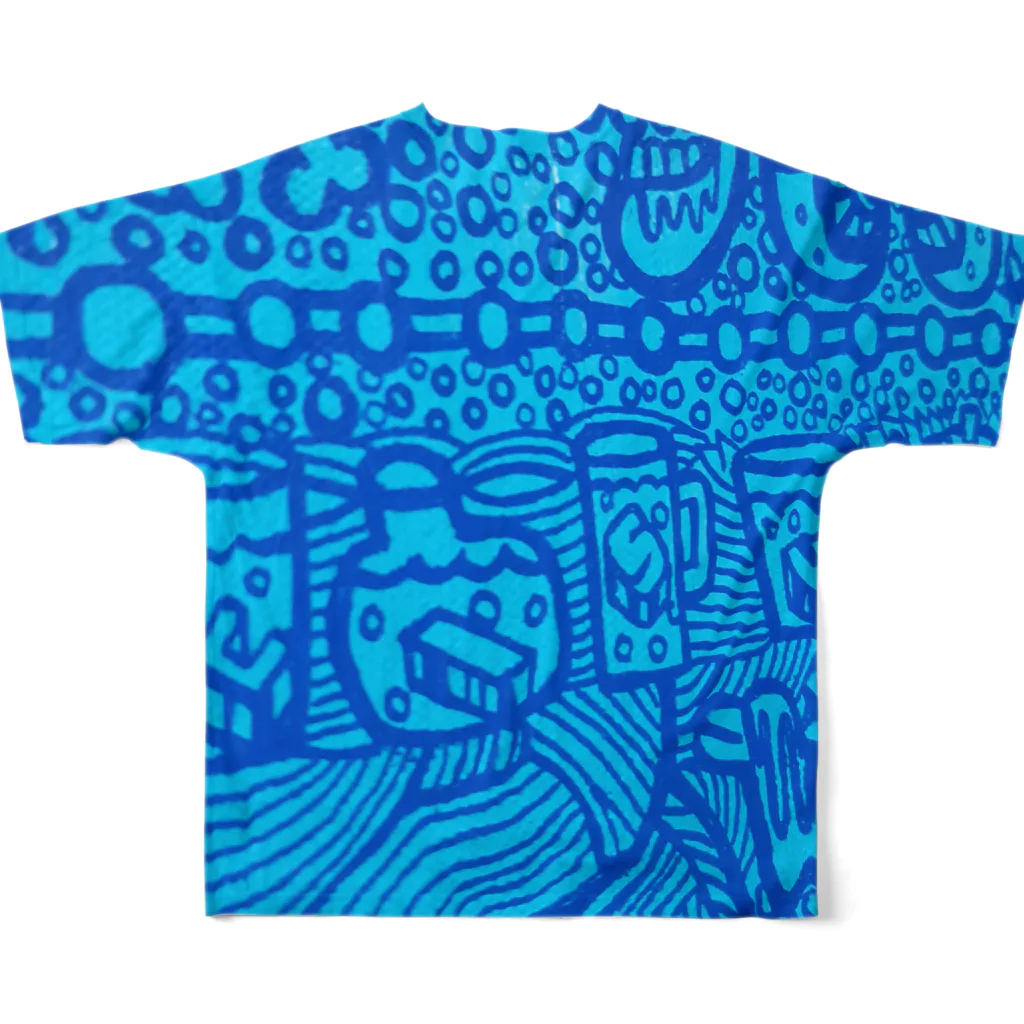 Msto_market a.k.a.ゆるゆる亭のTwinkle drunker All-Over Print T-Shirt :back