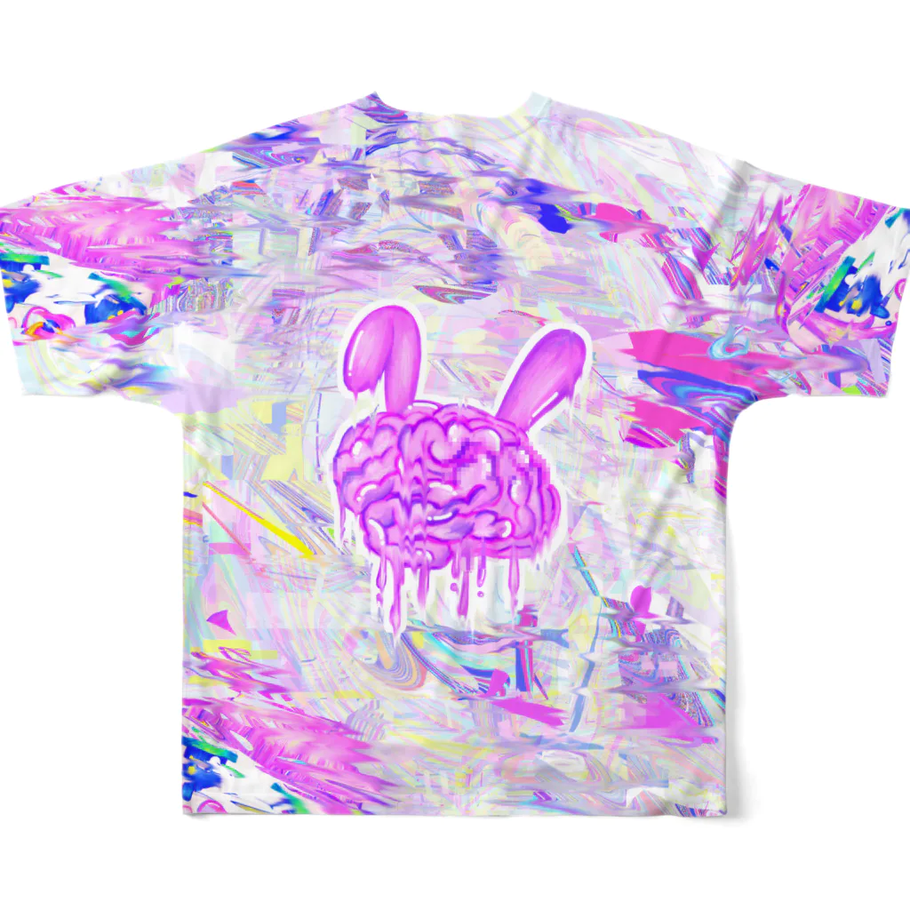 👁👄👁ももちゃんのおみちぇ 🌈 🧠のGoodbye★バブちゃんてぃ～ちゃつ🎵 フルグラフィックTシャツの背面