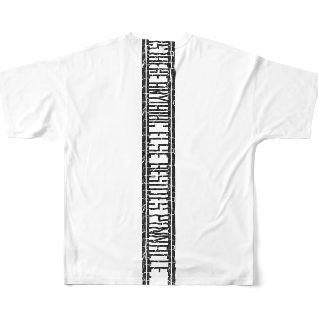 絆奏幸:栗坊主のP.N.C.L.Tシャツ フルグラフィックTシャツの背面