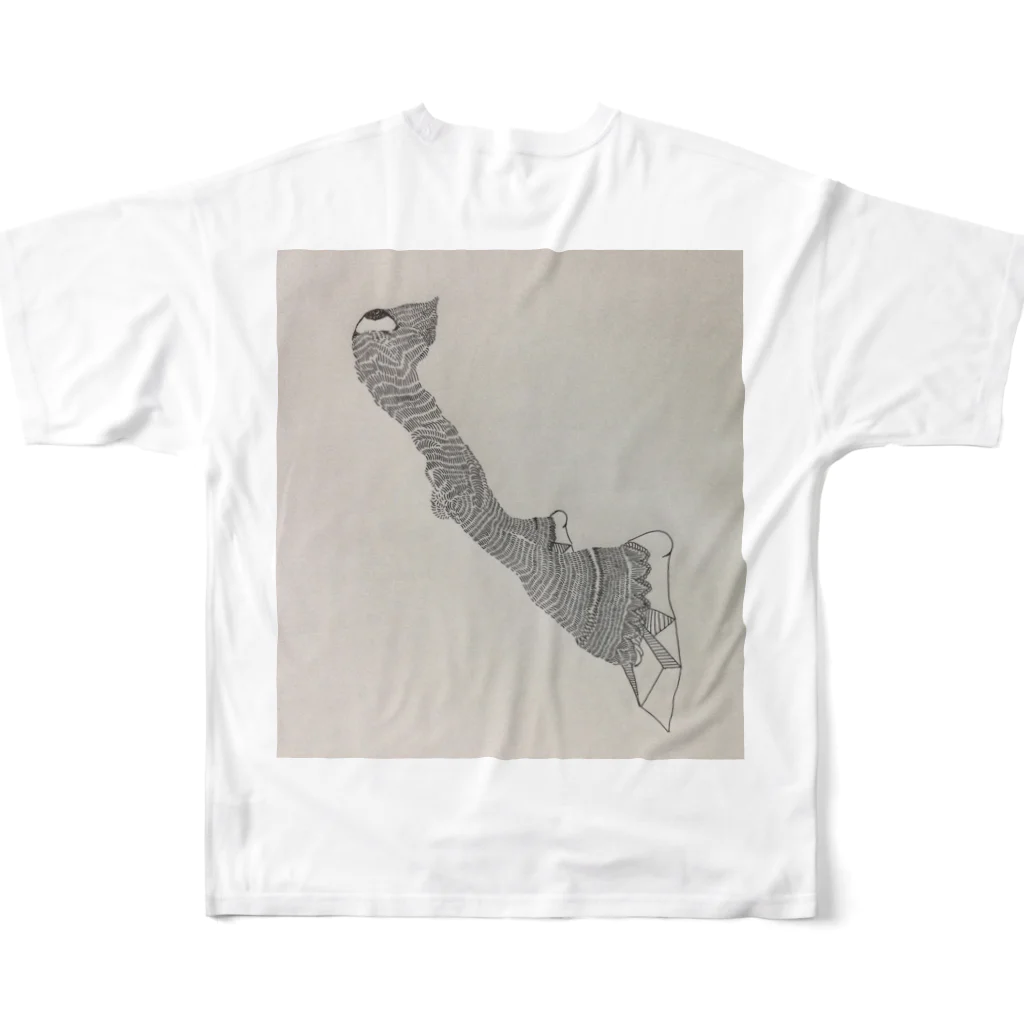 julianTHEjusticeのTornedo All-Over Print T-Shirt :back