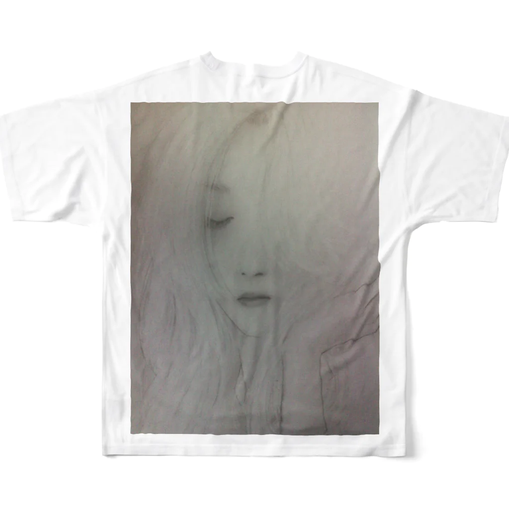 ruphooのfemme　fatale フルグラフィックTシャツの背面