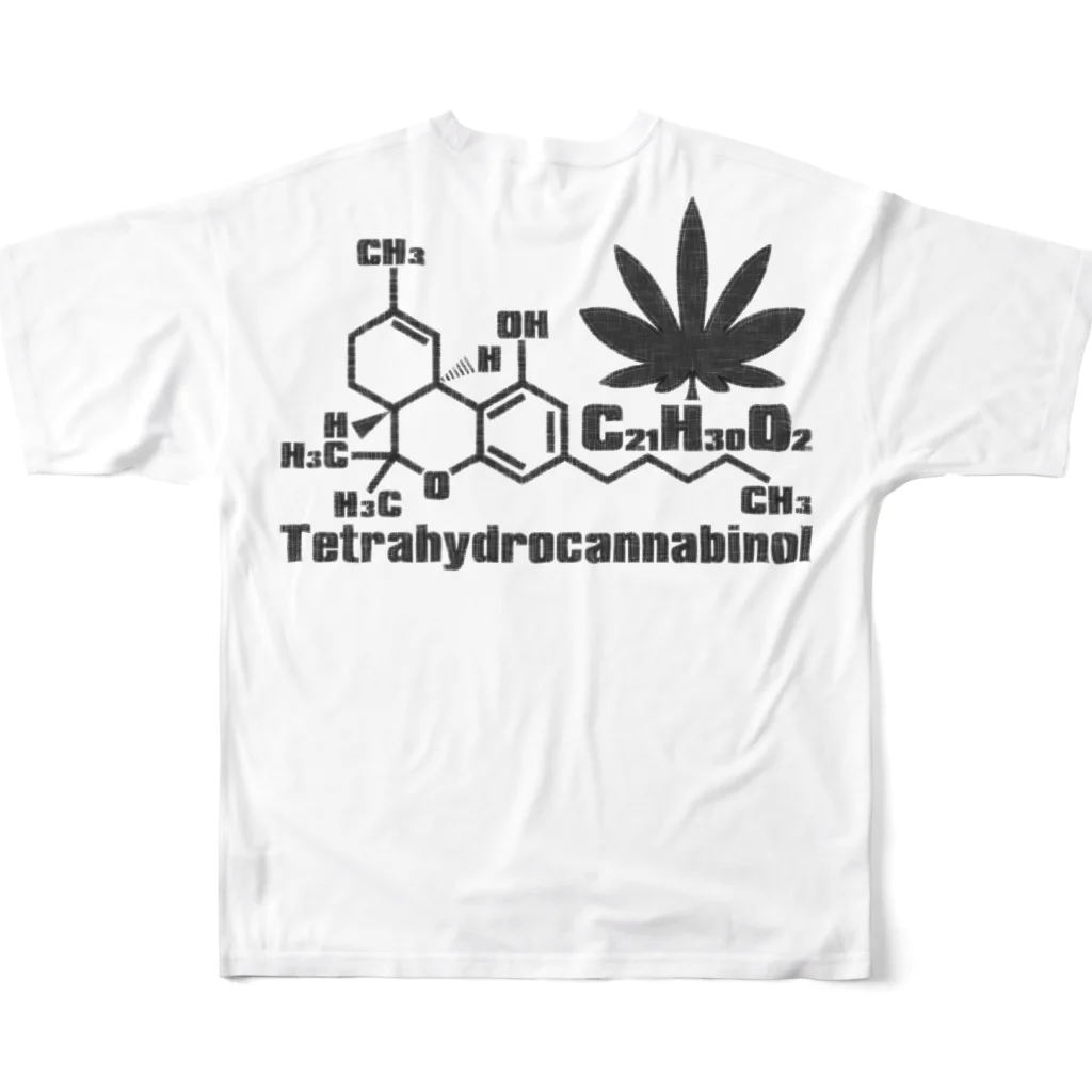 AURA_HYSTERICAのTHC フルグラフィックTシャツの背面