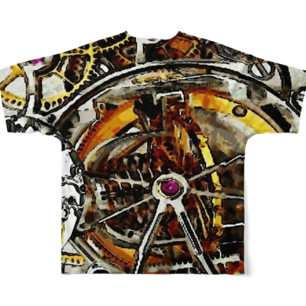 みにゃ次郎のMysterious All-Over Print T-Shirt :back