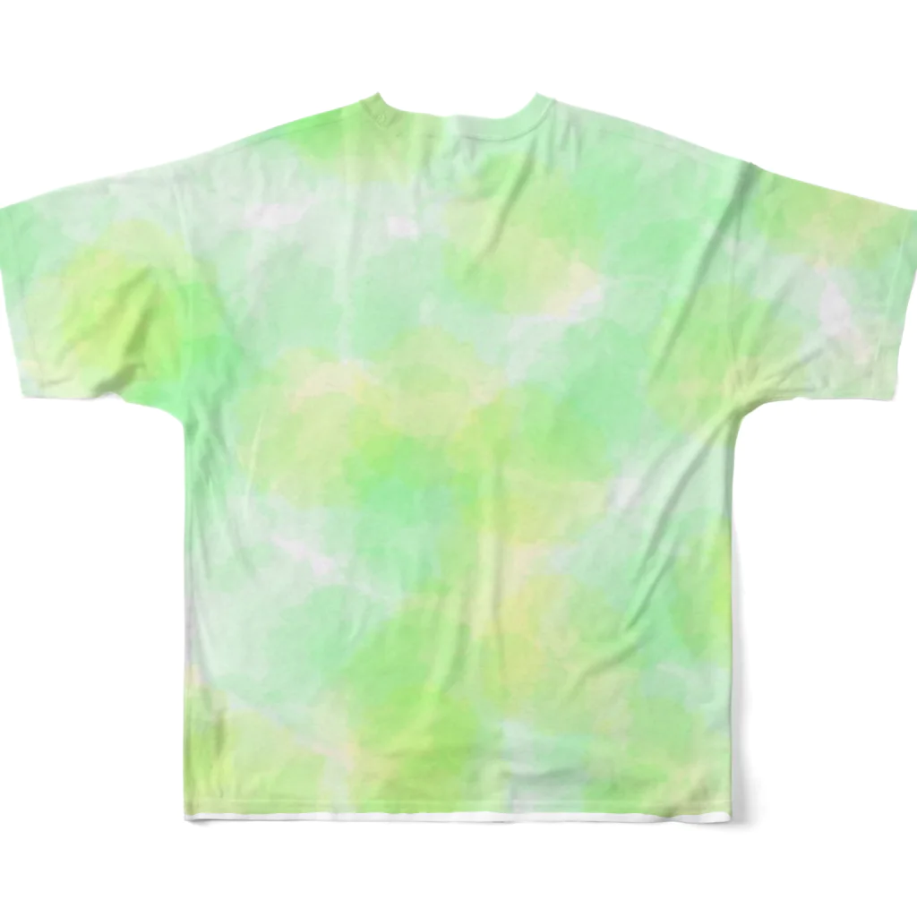 ｍｅｍｕのもりもり All-Over Print T-Shirt :back