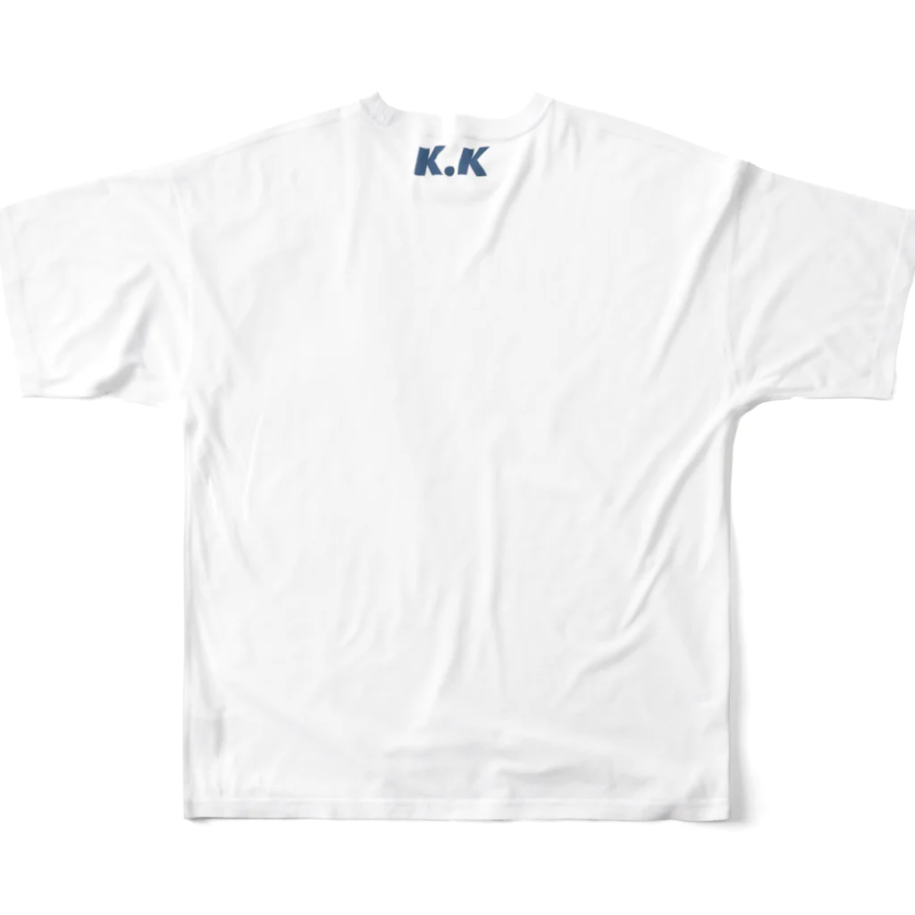 kuroken~！のK.K  フルグラフィックTシャツの背面