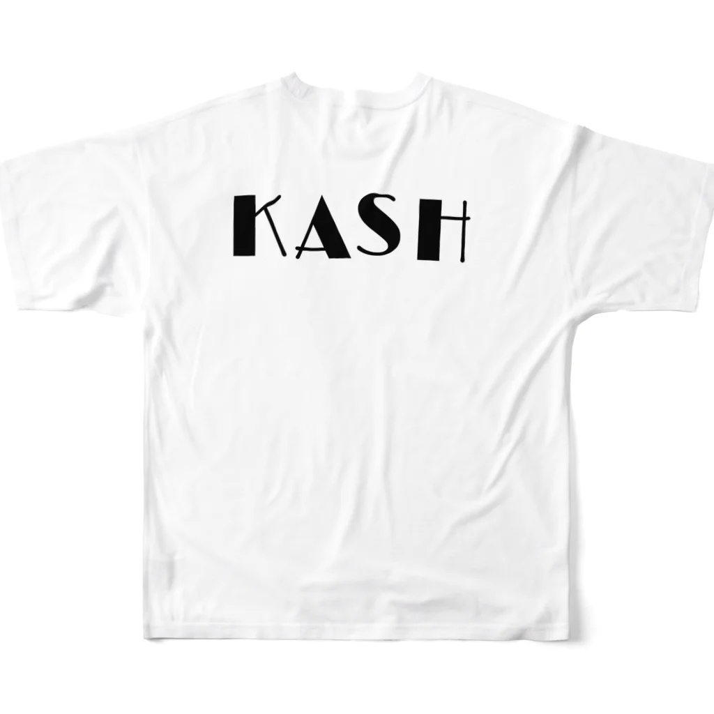 kash（かしゅ）のKASH『カシュ』 All-Over Print T-Shirt :back