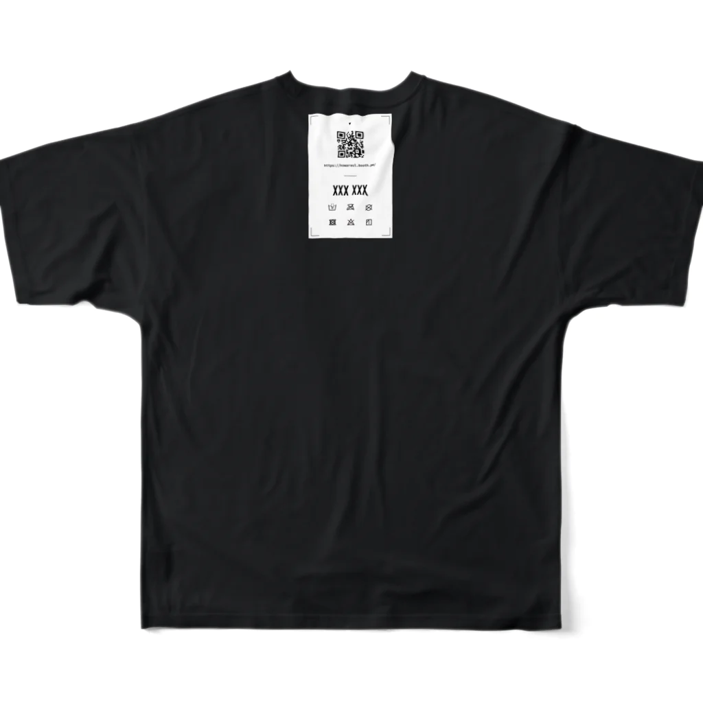 kowareulのkowareul タイダイT 青 All-Over Print T-Shirt :back