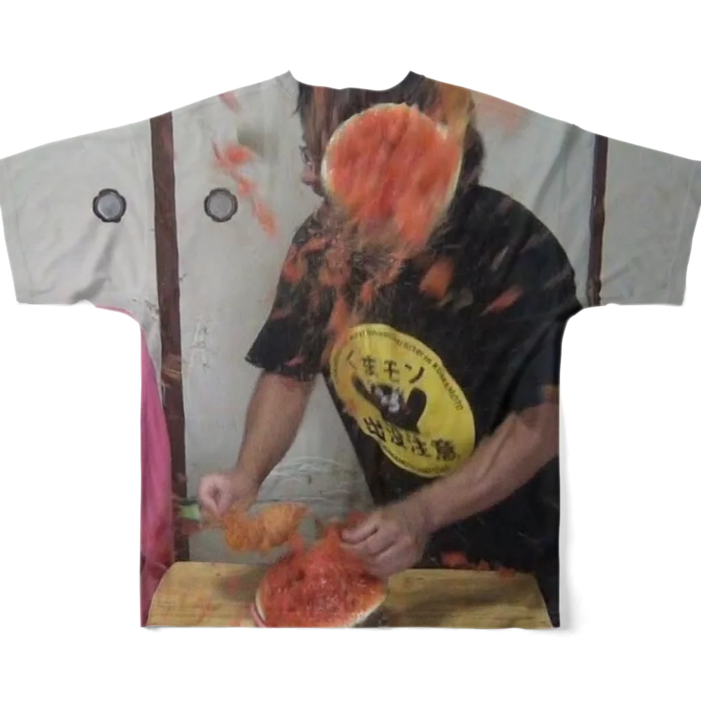 くぼさとうのくぼさとうアイコン All-Over Print T-Shirt :back