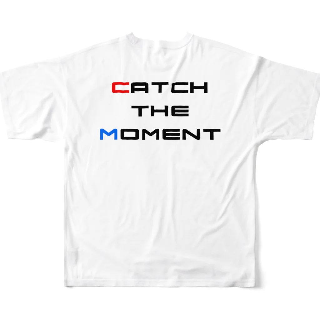 つりびと冨田塾のcatch tee フルグラフィックTシャツの背面