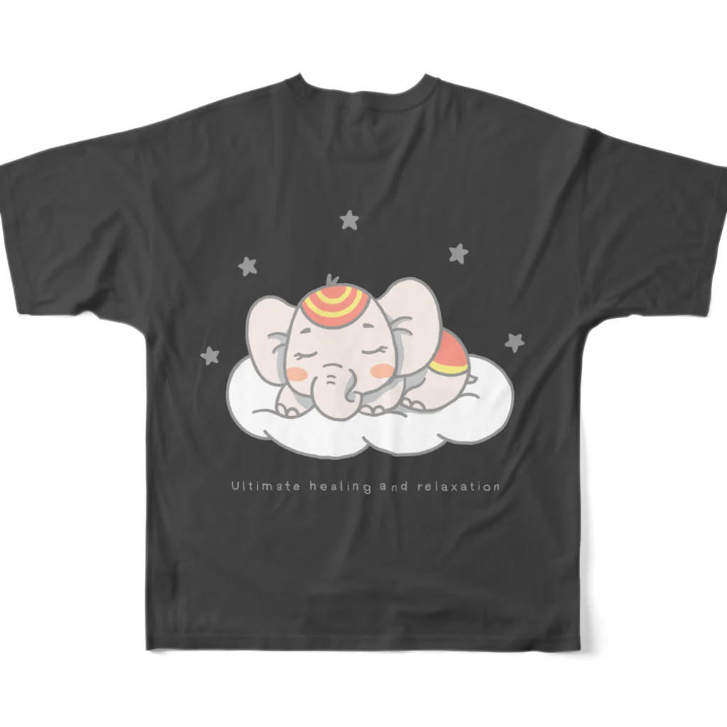 Shigeharu Fujitaniのトンファくん フルグラフィックTシャツの背面