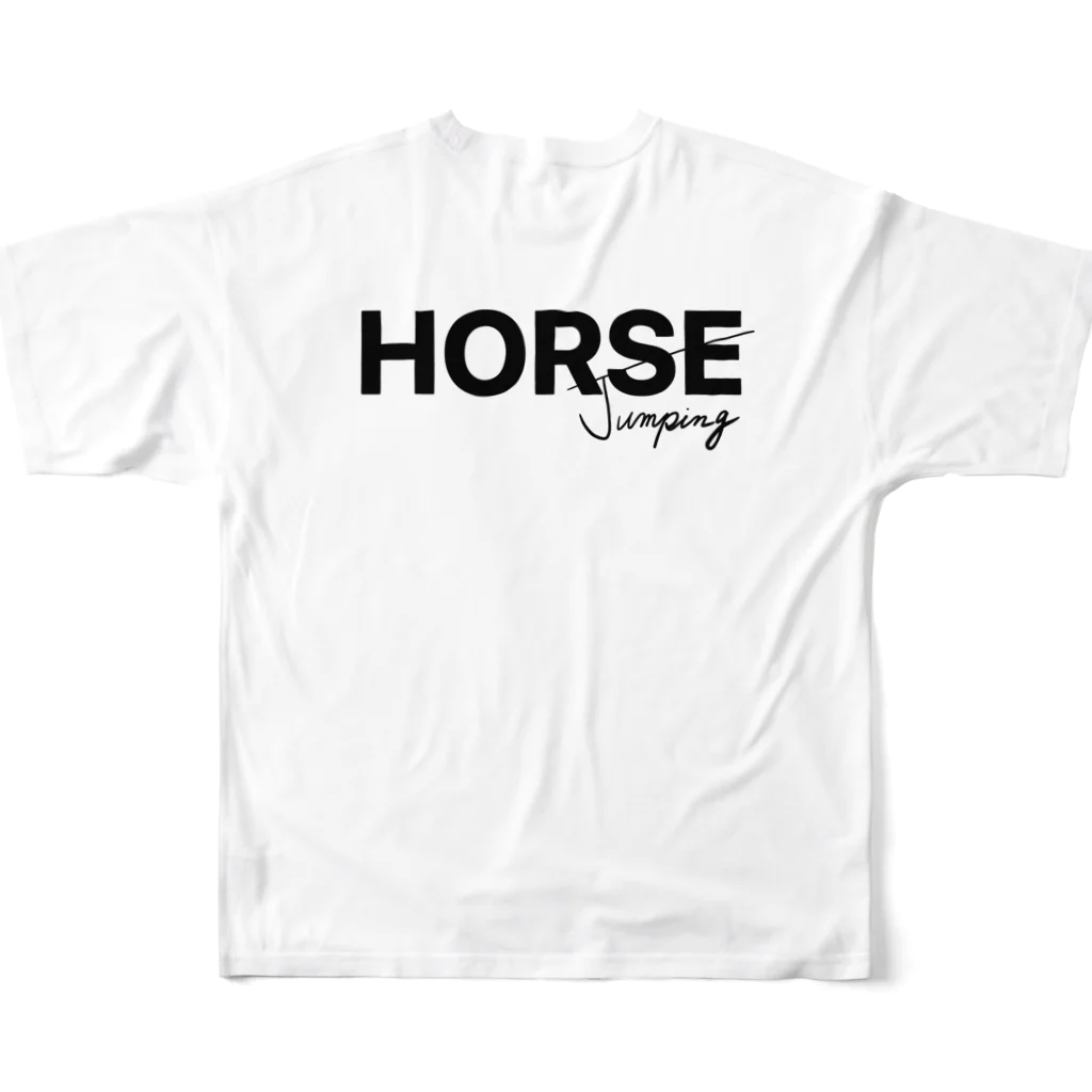 Farmerの馬術競技応援Tシャツ🐴 フルグラフィックTシャツの背面