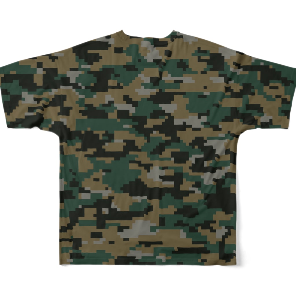 海兵隊marpat風デジタル迷彩 いせかい しょっぷ Munejyu のフルグラフィックtシャツ通販 Suzuri スズリ