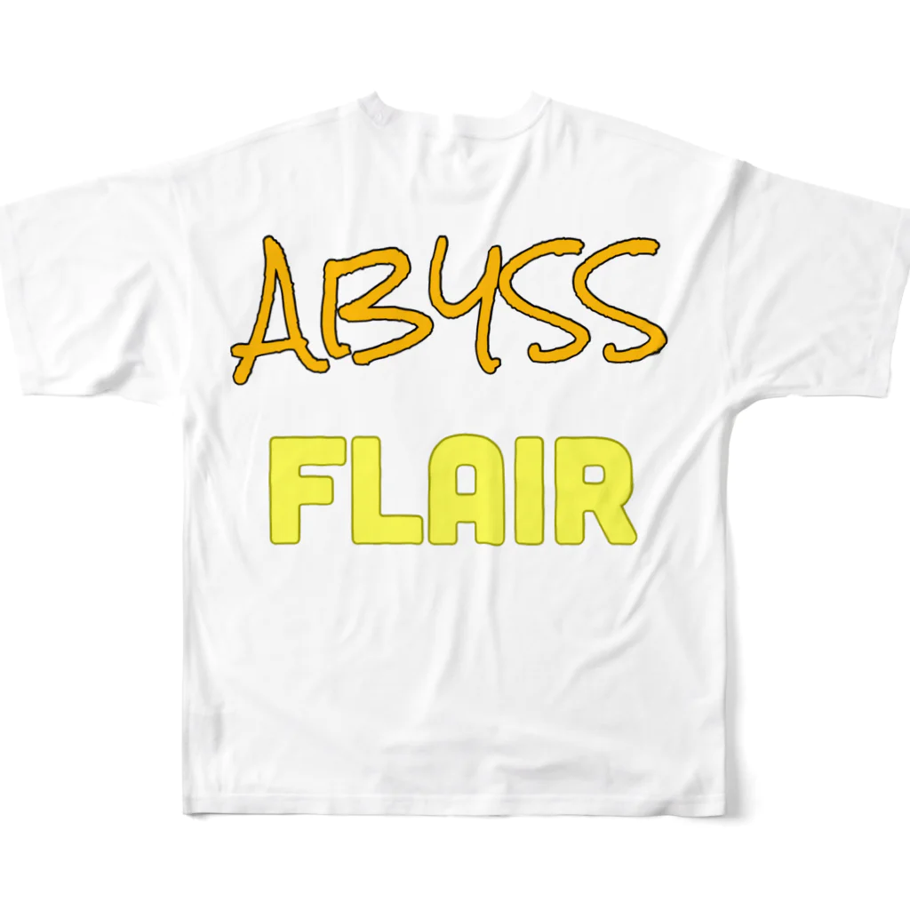 GOSPELBROのABYSS FLAIR フルグラフィックTシャツの背面