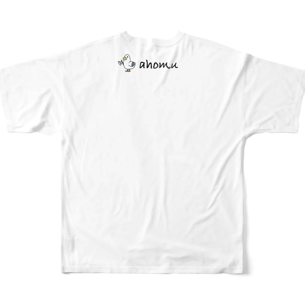 ともえのえ - 柴犬とか動物色々のぜんぶahomu （Full version） All-Over Print T-Shirt :back