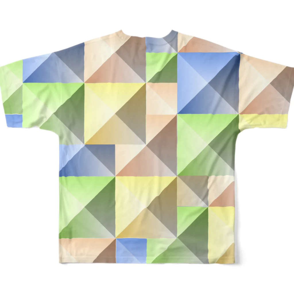 sevenoverlineのlattice フルグラフィックTシャツの背面