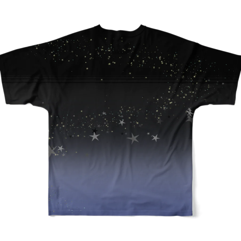 たむっち!の宇宙 フルグラフィックTシャツの背面