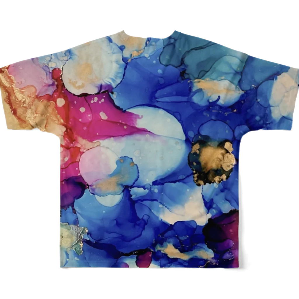 RYO NISHIWAKIのWakki Wator Color All-Over Print T-Shirt :back