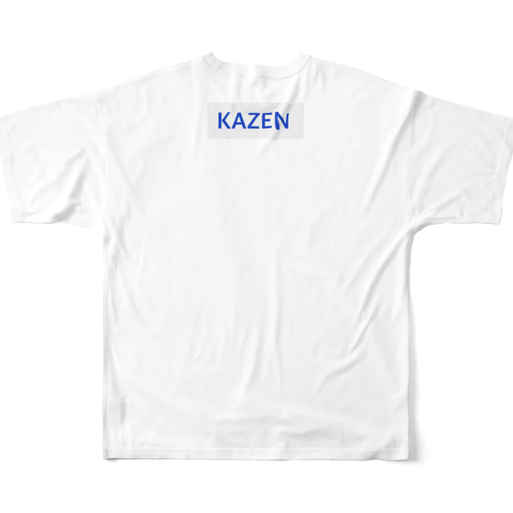 KAZENのKAZEN 2 フルグラフィックTシャツの背面