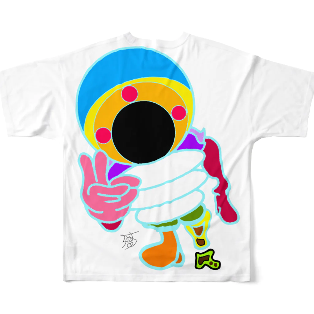 河亜太のあなたしあぴっぴ(ノーマル) All-Over Print T-Shirt :back