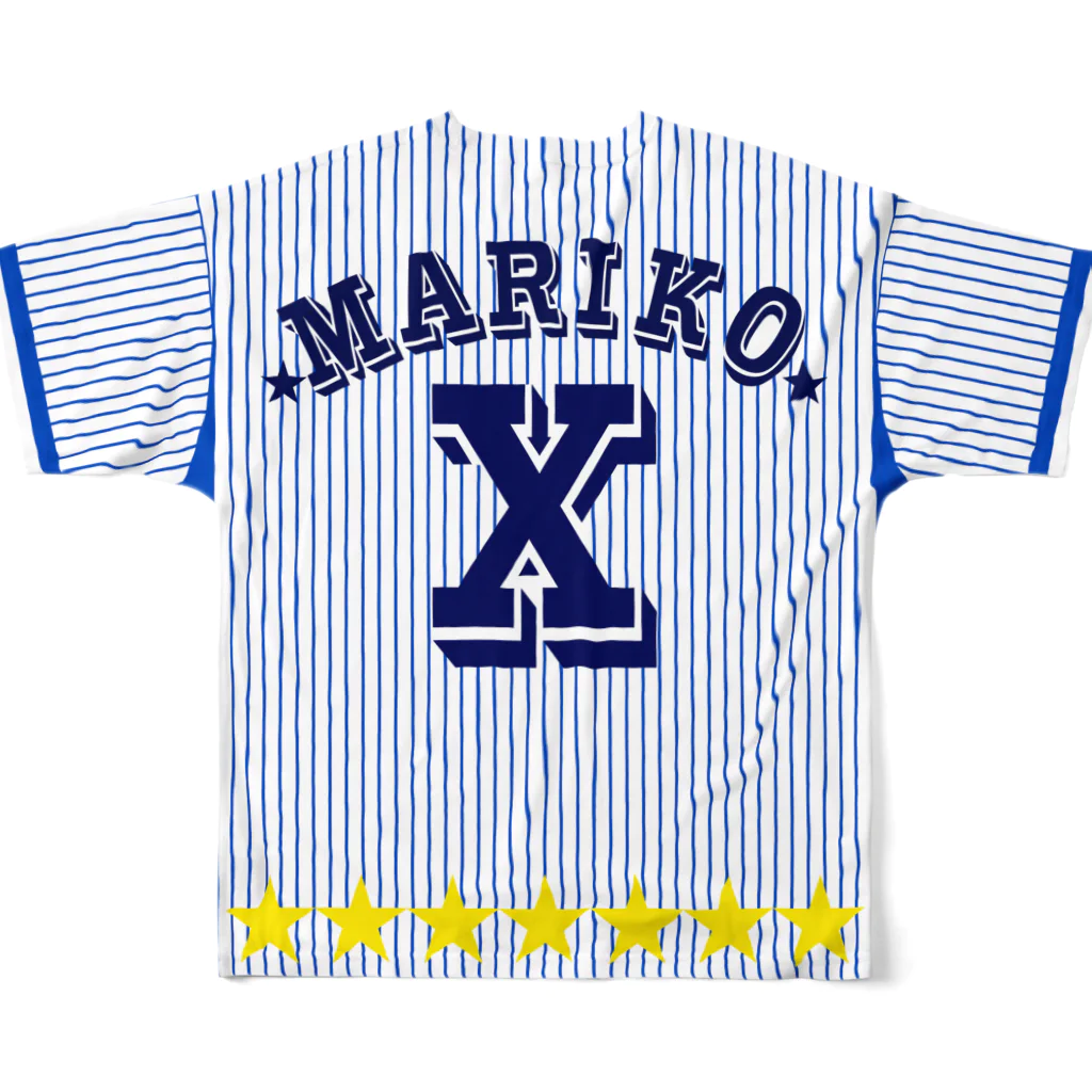 wktkライブ公式グッズショップの永スタホームユニフォーム-X- フルグラフィックTシャツの背面