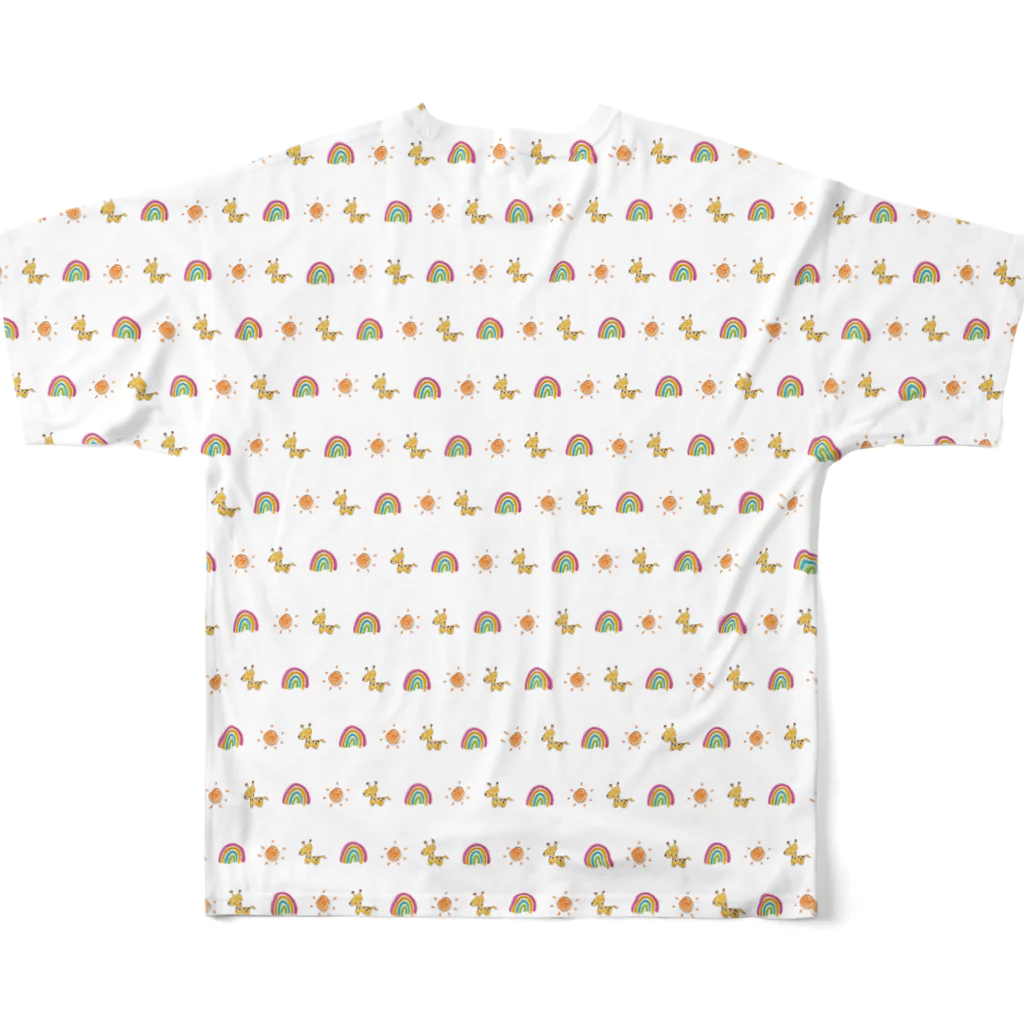あいりのお店のガラガラ Tシャツ All-Over Print T-Shirt :back