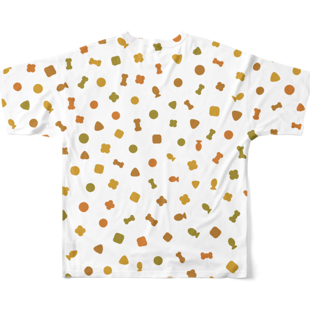 wacky mackeyのKariKari All-Over Print T-Shirt :back