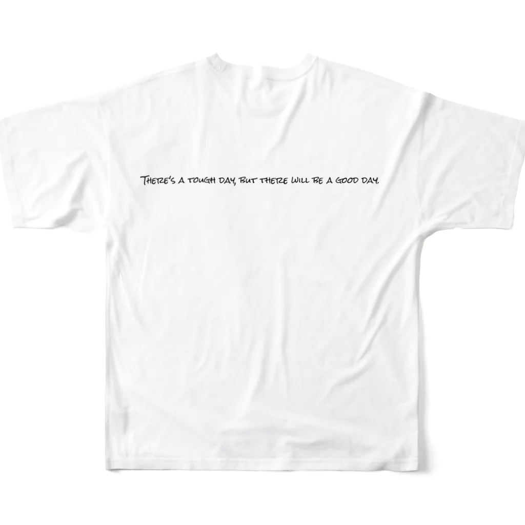 JundaiのFunny&peace  フルグラフィックTシャツの背面