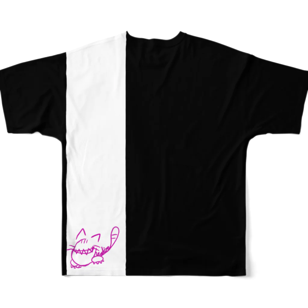 CheshireCatの× × ×  フルグラフィックTシャツの背面