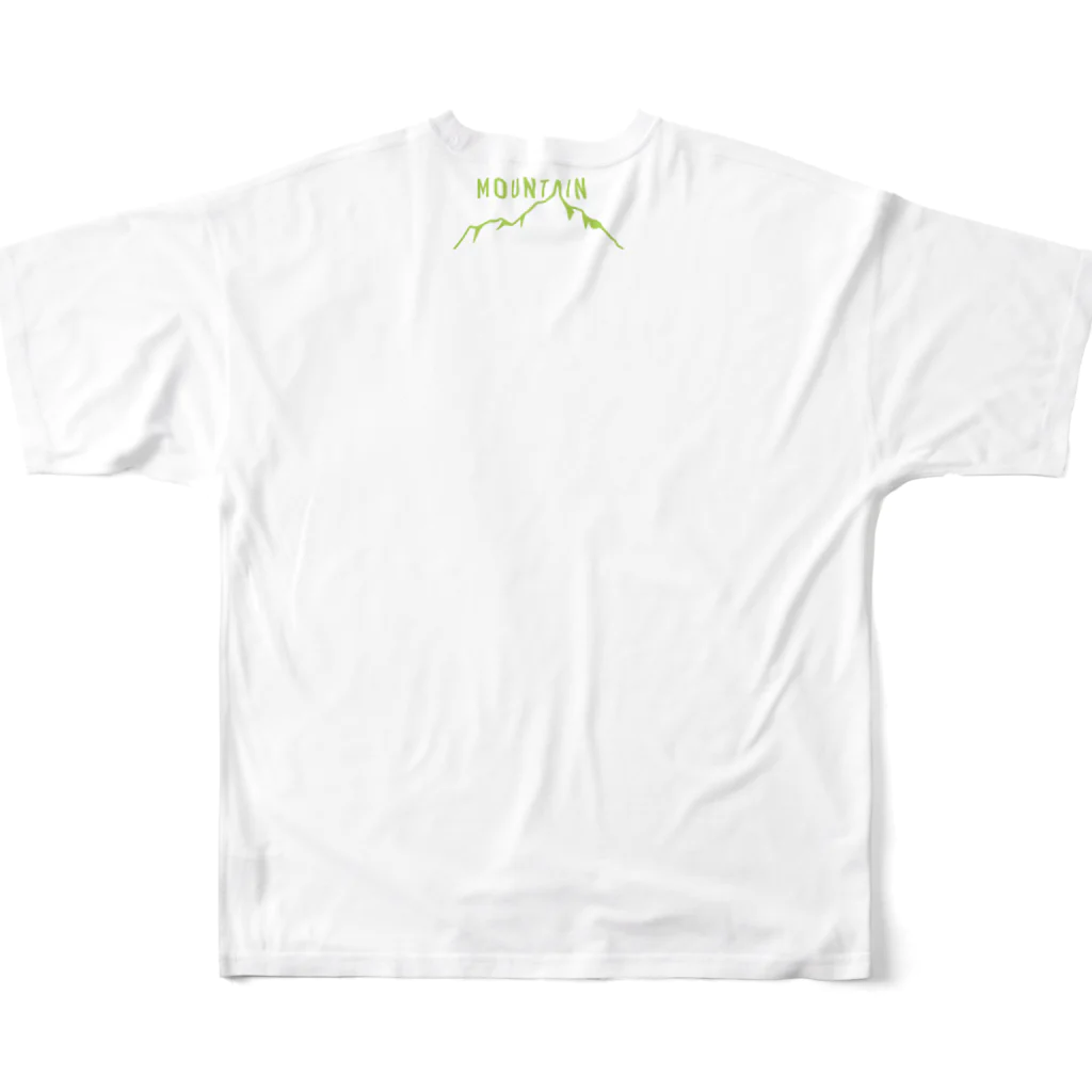 PLANT/JAMWORKSの山の日アイテム2017 フルグラフィックTシャツの背面