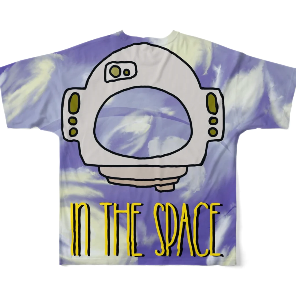 べるりあん。のIn the space シリーズ フルグラフィックTシャツの背面