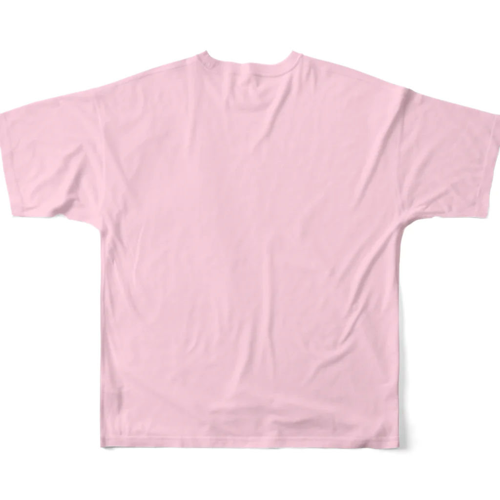 季節のトラさんガオーバイカラーver. All-Over Print T-Shirt :back