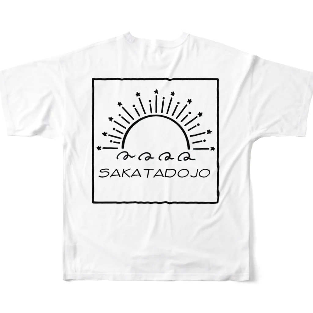 SAKATA DOJOのカリフォルニア系 All-Over Print T-Shirt :back