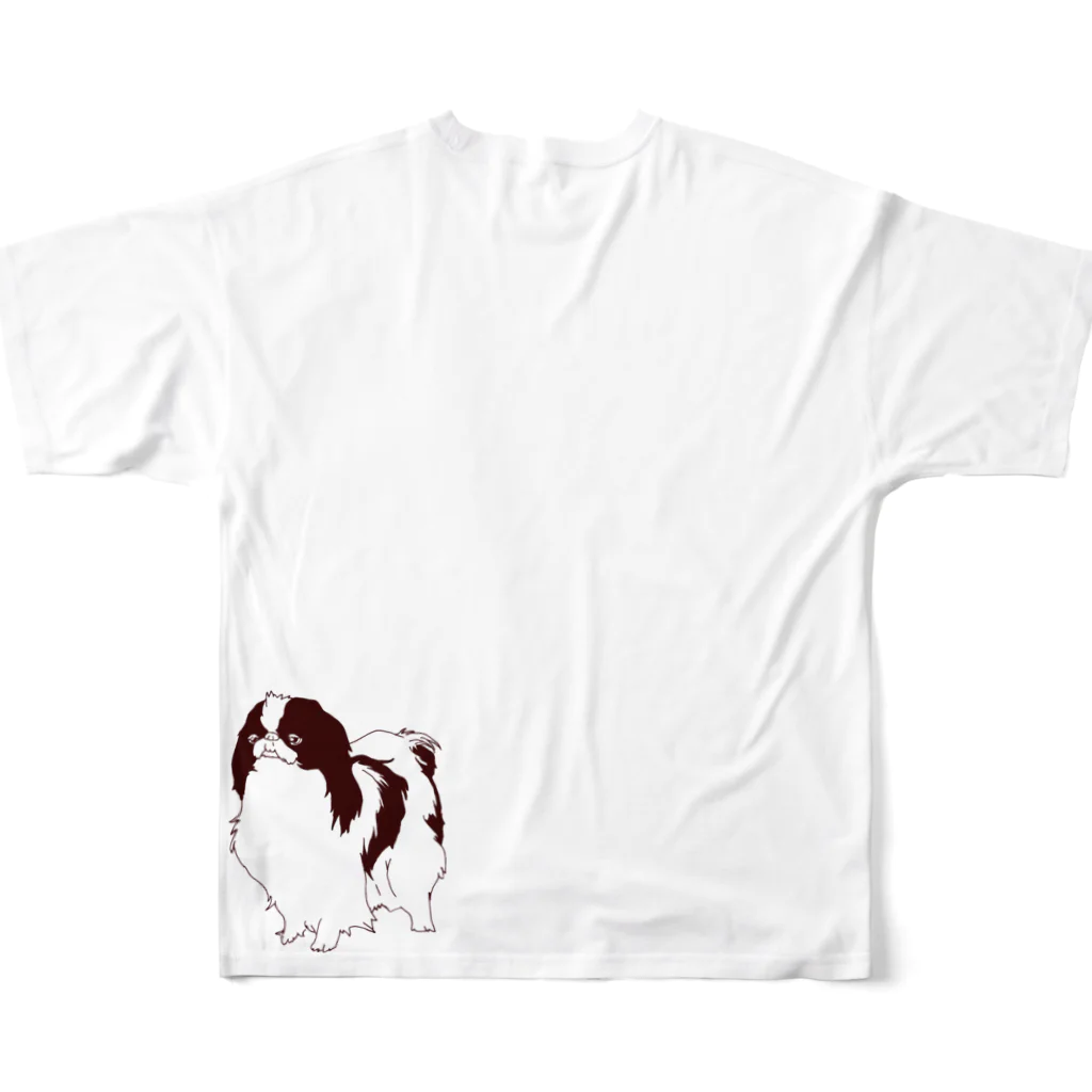 STiXの犬のちん All-Over Print T-Shirt :back