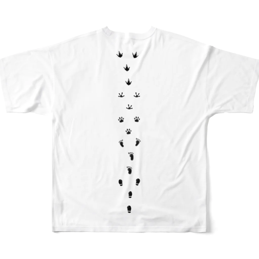 wacky mackeyのKenKenPa All-Over Print T-Shirt :back