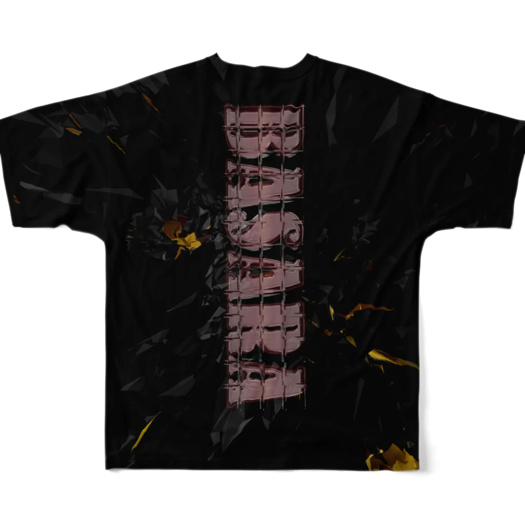 Good wavesのTUNE by BASARA All-Over Print T-Shirt :back