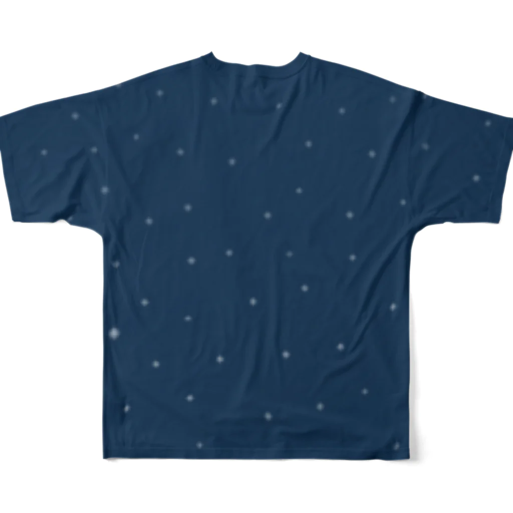 yuuhiのおみせのマリトッツォ＆ケーキ(宇宙) All-Over Print T-Shirt :back