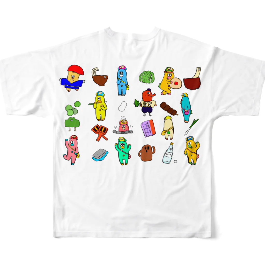 群馬非公認キャラクターの群馬非公認キャラクター All-Over Print T-Shirt :back