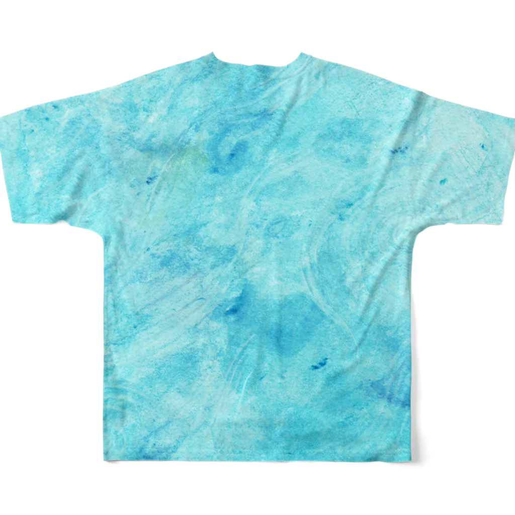 sumomomo.momomo_のCool stream All-Over Print T-Shirt :back