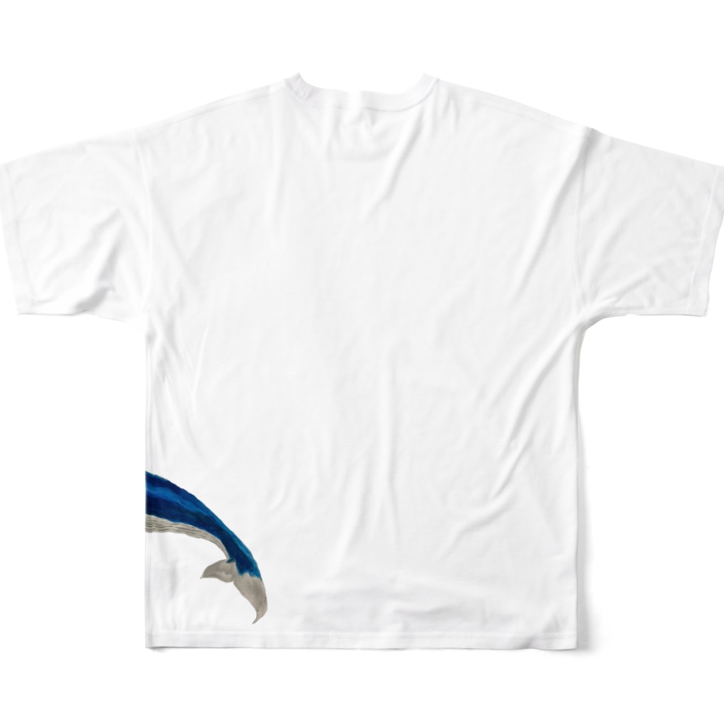 Coshi-Mild-Wildの😉ザトウクジラなのです🐋 All-Over Print T-Shirt :back