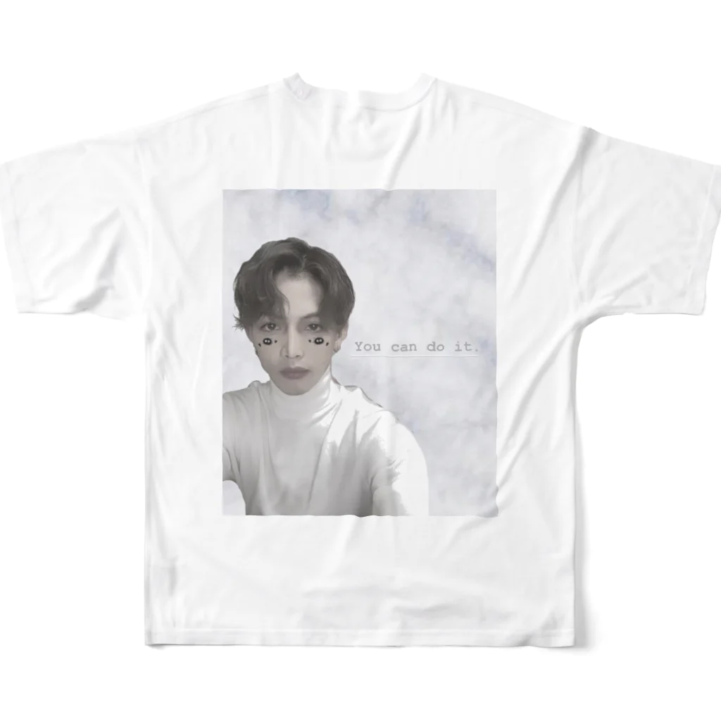 C.G.のフルグラフィックTシャツ All-Over Print T-Shirt :back